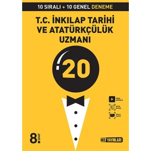 Hız Yayınları 8. Sınıf LGS Inkılap Tarihi Uzmanı 20 Deneme LGS Deneme