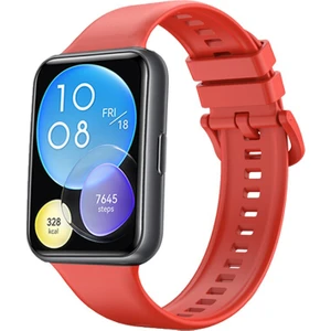 Huawei Watch Fit 2 Için Tokalı Silikon Kordon Kayış - AL3110