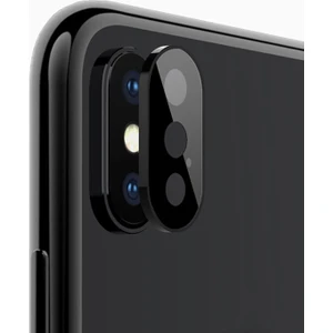 x Metal Çerçeveli Tempered Glass Lens Koruma - Siyah