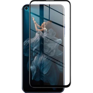 Oukitel C21 Tam Kaplayan Çerçeveli Tempered Ekran Koruyucu - Siyah