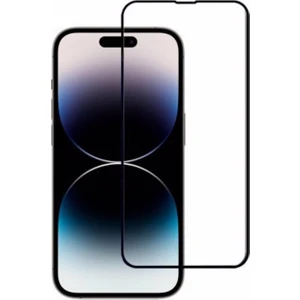 Apple iPhone 14 Pro Max Tam Kaplayan Çerçeveli Tempered Ekran Koruyucu - Siyah