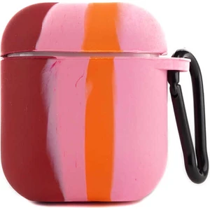Case 4U Apple Airpods Silikon Kılıf Airbag 29 NO23 Pembe - Kırmızı