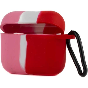 Case 4U Apple Airpods 3. Nesil Silikon Kılıf Airbag 29 NO24 Kırmızı - Pembe