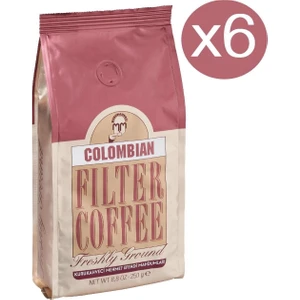 Kurukahveci Mehmet Efendi  Colombian Filtre Kahve 250 gr x 6 Adet