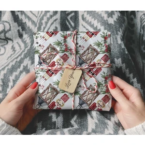 50 x 70 cm Yeni Yıl Yılbaşı Noel Kurşun Asker Temalı Hediye Paketleme Ambalaj Kağıdı (6’lı Paket)