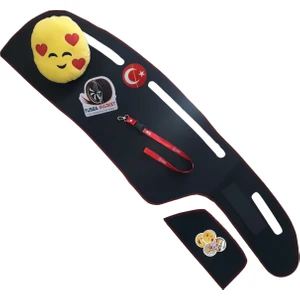 Tusba Market Fiat Tipo Tempra Torpido Kaplama Halısı / Araç  Emoji Yastık Fiat Oto Aksesuar