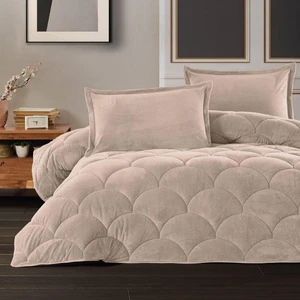 Wellfsoft Çift Kişilik Yorgan Fluffy V8 Açık Bej