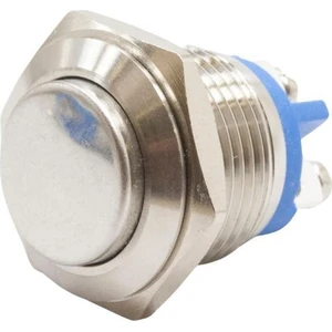 16H-G1 16MM Çıkık Yaylı Metal Buton