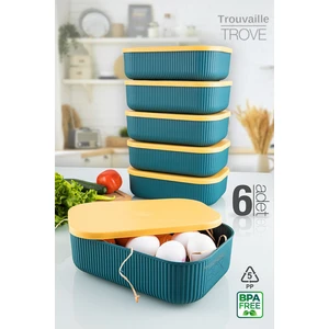 Trove 6 Adet 3.2 Lt (Mix) Mutfak Saklama Kabı