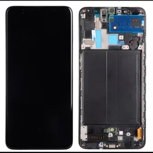 Samsung Galaxy A70 Çıtalı LCD Ekran Dokunmatik Siyah
