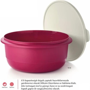 Miksim 6 Lt Hazırlama Saklama Kabı Fusya Hsgl