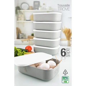 Trove 6 Adet 3.2 Lt (Mix) Mutfak Saklama Kabı