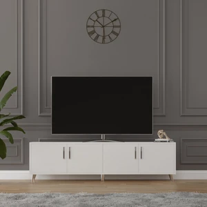 Asra Trend %100 MDFLAM Tv Ünitesi Beyaz T-01