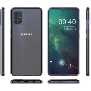 Kip GSM Galaxy A81 (Note 10 Lite) Kılıf Için Tasarlanan Kristal Şeffaf Kaymaz Silikon Kılıf