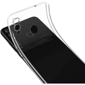 Kip GSM Huawei Honor 8c Kılıf Için Tasarlanan Kristal Şeffaf Kaymaz Silikon Kılıf