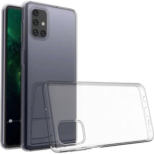 Kip GSM Galaxy M51 Kılıf Için Tasarlanan Kristal Şeffaf Kaymaz Silikon Kılıf
