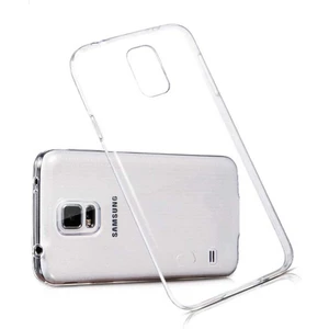 Kip GSM Galaxy S5 İ9600 Kılıf Için Tasarlanan Kristal Şeffaf Kaymaz Silikon Kılıf