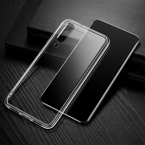 Kip GSM Xiaomi Mi A3 Kılıf Için Tasarlanan Kristal Şeffaf Kaymaz Silikon Kılıf