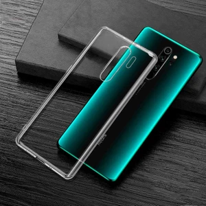 Kip GSM Xiaomi Redmi Note 8 Pro Kılıf Için Tasarlanan Kristal Şeffaf Kaymaz Silikon Kılıf