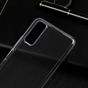Kip GSM Vivo Y20S Kılıf Için Tasarlanan Kristal Şeffaf Kaymaz Silikon Kılıf