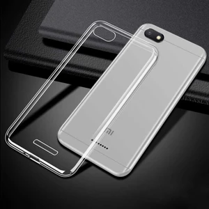 Kip GSM Xiaomi Redmi 6A Kılıf Için Tasarlanan Kristal Şeffaf Kaymaz Silikon Kılıf