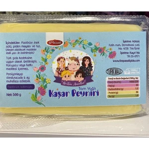 Üreten Anneler Az Tuzlu Kaşar Peyniri 500 gr