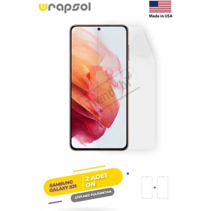 Galaxy S21 Ekran Koruyucu Darbe Emici Poliüretan Film Amerika Üretimi