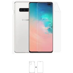 Galaxy S10 Plus 5g Full Body Ekran Koruyucu Ön Arka Yan Darbe Emici Poliüretan Film