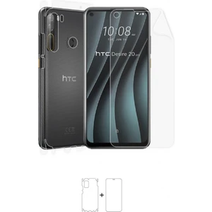 Htc Desire 20 Pro Full Body Ekran Koruyucu Ön Arka Yan Darbe Emici Poliüretan Film