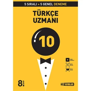 Hız Yayınları 8. Sınıf LGS Türkçe Uzmanı 10 Deneme LGS Deneme