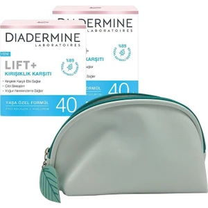 Krem Lift+ 40+ x 2 ve Diadermine Çanta Hediyeli