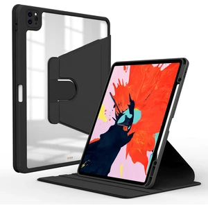 iPad Pro 11 4. Nesil 2022 M2 Uyumlu Kılıf 360° Dönebilen Kalem Bölmeli Standlı Akıllı Kapak Premium