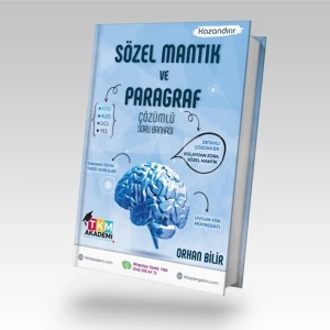 TKM Akademi Tüm Sınavlar Için Sözel Mantık ve Paragraf Sozel Mantık Soru Bankası