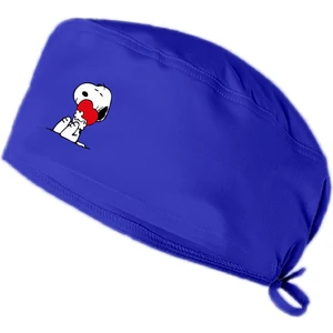 Snoopy Kalp Baskılı Şef Aşçı Hastane Bonesi