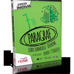 Ritmik Eğitim Yayınları 7. Sınıf Paragraf - Süper Inova Soru Bankası
