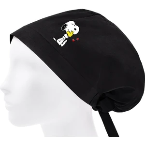 Tesettür Snoopy Kuş Baskılı Doktor Bonesi Hemşire Bonesi Hastane Bonesi Aşçı Şef Bonesi Medikal Cerrahi Bone Chef Bandanası