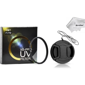 Nikon D3400 D3500 D5500 D5600 18-55MM Lens Için 55MM Xs-Pro Slim Koruyucu Uv Filtre + Lens Kapağı Kapak