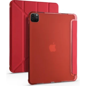 iPad Pro 11 4. Nesil 2022 M2 Uyumlu Kılıf Kalem Bölmeli Premium Akıllı Kapak Standlı Smart Cover
