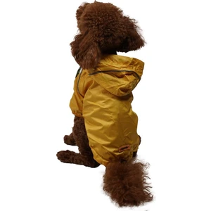 Pluvia İçi Polar Küçük Irk Köpek Yağmurluğu Sarı