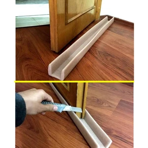 Neler Geldi Neler Gri Renk 5 Adet Oluklu Kapı Altı Eşik Süngeri Soğuk Kesici Toz Rüzgar Önleyici Yalıtım Strafor