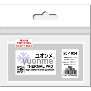 Termal Ped / Thermal Pad 1.0mm 2.0W/MK