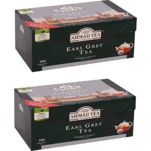 Ahmad Tea Earl Grey Demlik Poşet Çay 100'LÜ x 2 Adet