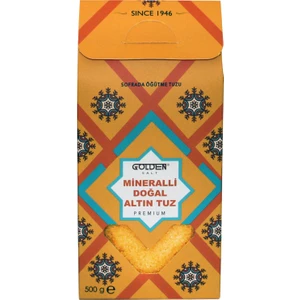 Golden Salt Mineralli Doğal Altın Tuz (Sarı Tuz) 500 gr