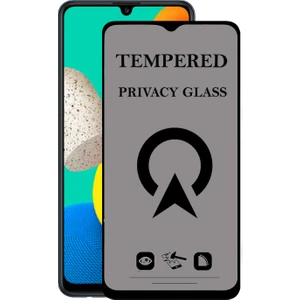 Kzy Samsung Galaxy M32 Tam Kaplayan Privacy Hayalet Temperli Ekran Koruycu Cam