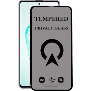 Kzy Samsung Galaxy Note 10 Lite Tam Kaplayan Privacy Hayalet Temperli Ekran Koruycu Cam