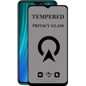 Kzy Xiaomi Redmi Note 8 Pro Tam Kaplayan Privacy Hayalet Temperli Ekran Koruycu Cam