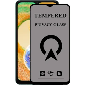 Kzy Samsung Galaxy A04S Tam Kaplayan Privacy Hayalet Temperli Ekran Koruycu Cam