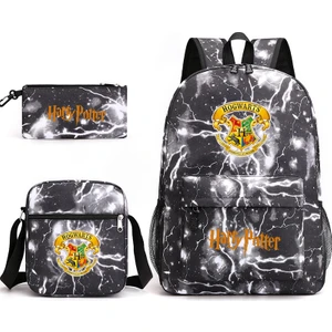Ivy Stationery 3 Parça Harry Potter Desenli Bölmeli Okul Sırt Çantası (Yurt Dışından)
