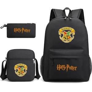 Ivy Stationery 3 Parça Harry Potter Desenli Bölmeli Okul Sırt Çantası (Yurt Dışından)