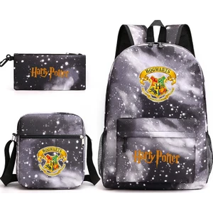 Ivy Stationery 3 Parça Harry Potter Desenli Bölmeli Okul Sırt Çantası (Yurt Dışından)